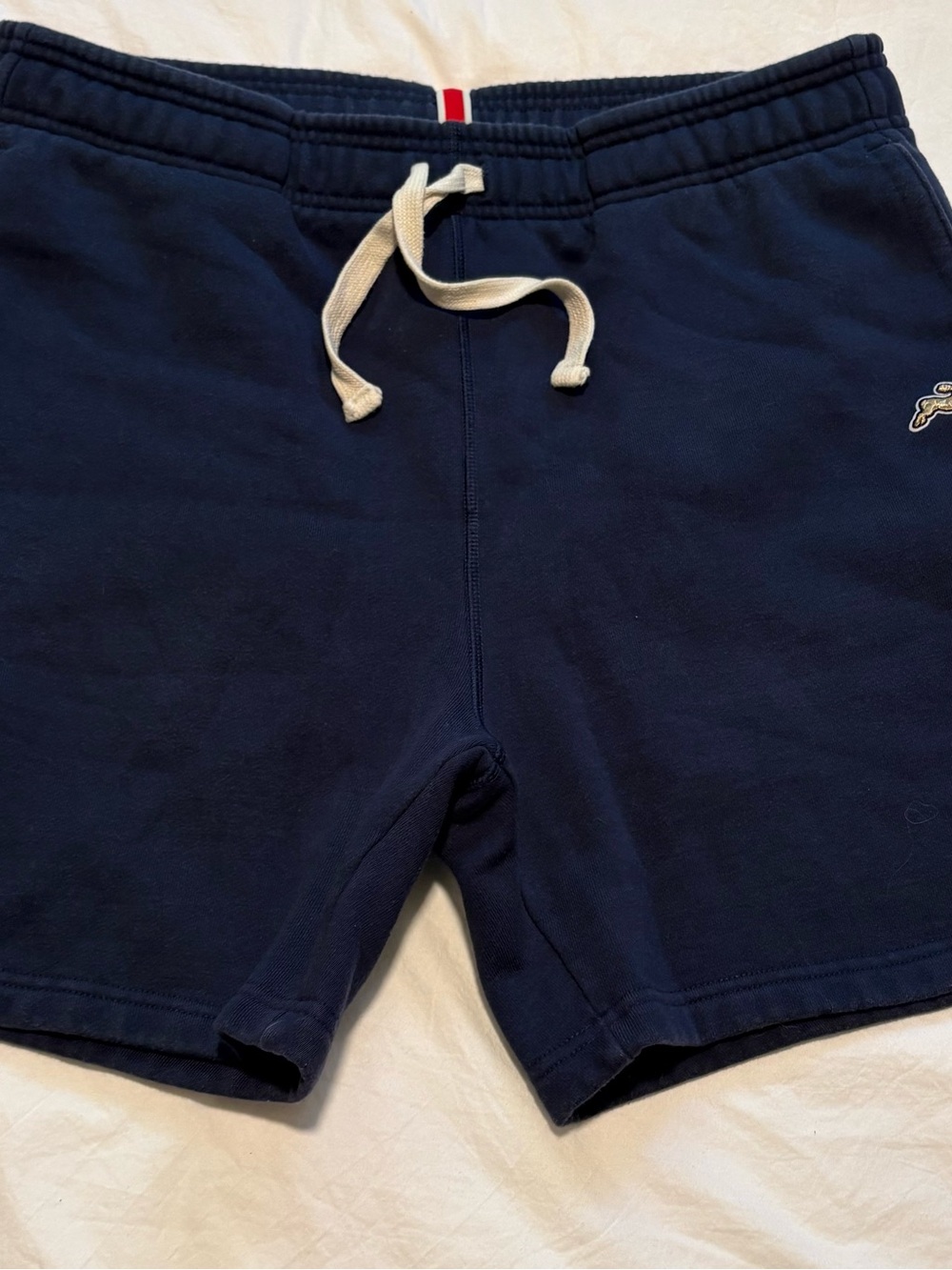 Men's Tracksmith Trackhouse Navy Cotton Drawstring Shorts